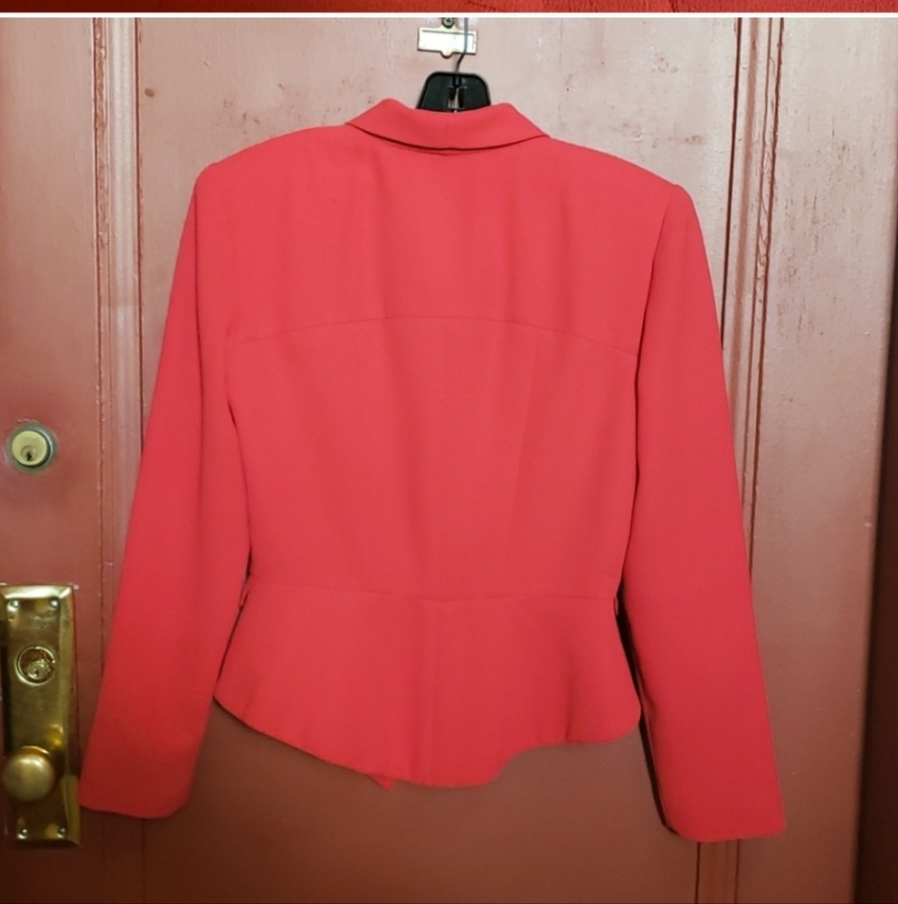 Cache Longsleeve Button Down Red Blazer/Cardigan … - image 8